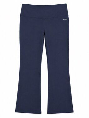 Jockey Womens Navy Flared Leg Cotton Spandex Stretch Pants M